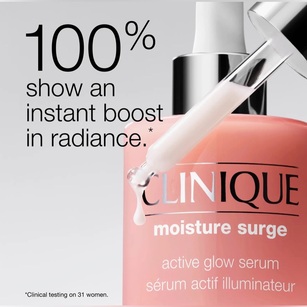 Clinique Moisture Surge Active Glow Serum with Hyaluronic Acid - Picture 3 of 5